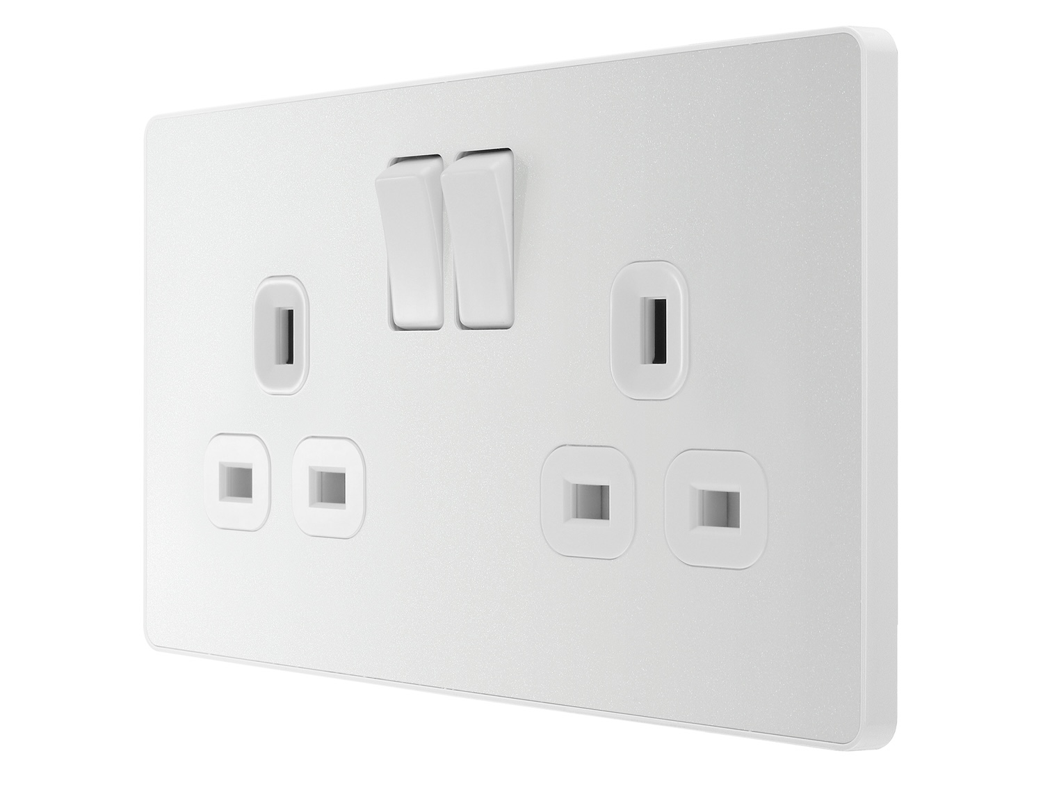 BG EVOLVE Pearlescent White Switches & Sockets BG EVOLVE Pearlescent White Switches & Sockets