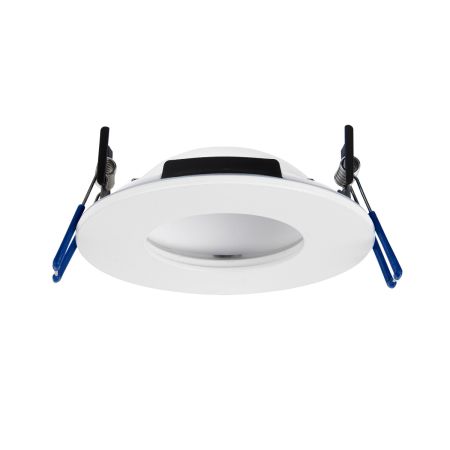 Saxby OrbitalPRO 4CCT 9W Matt White IP65 Slimline LED Downlight | 102669