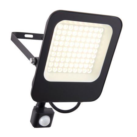 Saxby Guard 50W LED 4000K IP65 PIR Overide Floodlight Black | 108675