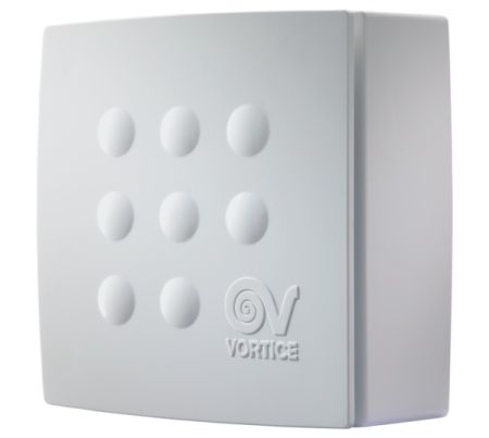 Vortice Quadro Micro 100 Centrifugal 2 Speed Bathroom Fan | 11936