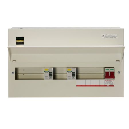 Crabtree Loadstar 15 Way High Integrity Dual RCD Consumer Unit | 18MSHI15