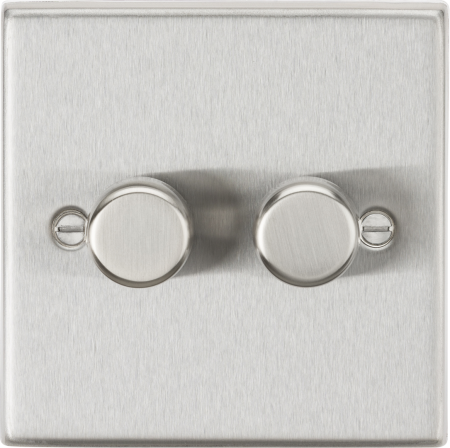Knightsbridge 2G 2-Way 10-200W (5-150W LED) Trailing Edge Dimmer Switch | CS2182BC