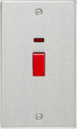 Knightsbridge 45A DP Double Cooker Switch with Neon | CS82NBC