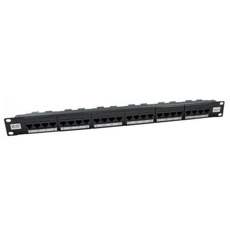 Connectix 24 Port Cat5e UTP Elite Patch Panel | 009-001-009-09