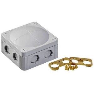 Wiska COMBI 308 Earthing Junction Box 85X85X51mm Grey | 308/5/EC/G