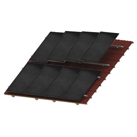 Project Curv 3.64kw Concrete On-Roof Landscape Solar Panel Kit & 12.3kW Battery | SK364L-C-B12.3
