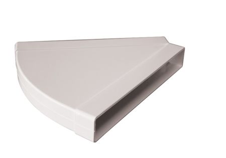 Manrose Rectangular Horizontal 45 Degree Bend 110 x 54mm | 40450