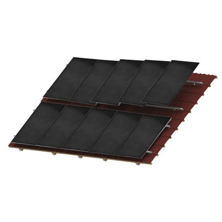 Project Curv 4.55kw Concrete On-Roof Landscape Solar Panel Kit & 12.3kW Battery | SK455L-C-B12.3