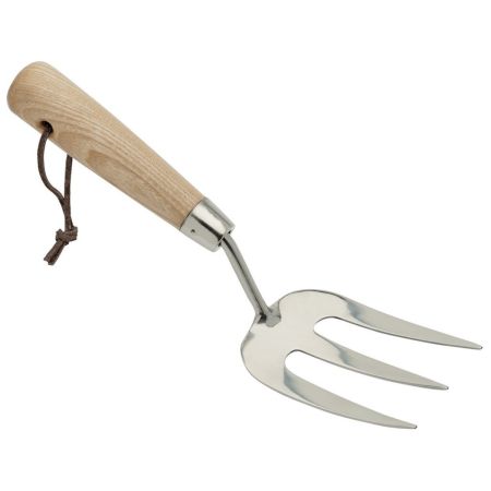 Draper Heritage Stainless Steel Hand Weeding Fork with Ash Handle | 99025