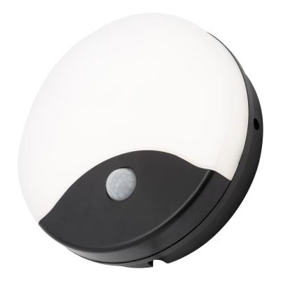 Forum Coast Turus IP65 PIR 15w LED Round Bulkhead CCT | CZ-34015-BLK