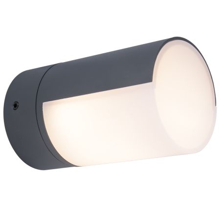 Lutec CYRA Tubular Outdoor 8.2 W LED Wall Light Dark Grey | 5198104118