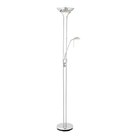 Endon Rome Mother & child task 2 Light Floor Lamp Chrome | ROME-CH