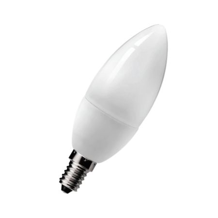 Kosnic Reon 6w LED Frosted Candle Lamp E14/SES 2700K | CND06/E14-N27