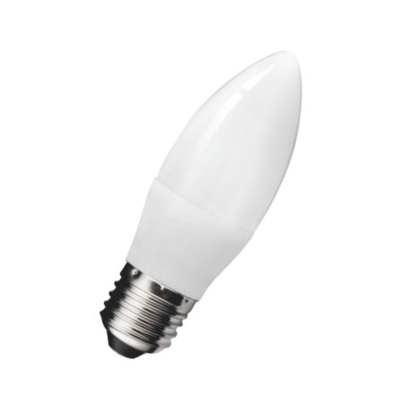 Kosnic Reon 5w LED Frosted Candle Lamp E27/ES Daylight | CND05/E27-N65