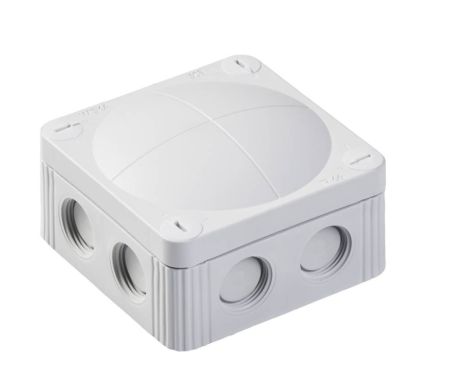 Wiska COMBI 308/5 IP66/67 Weatherproof Junction Box 85x85x51mm Grey 60401