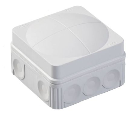 Wiska COMBI 108/5 IP66/67 Weatherproof Junction Box 76x76x51mm Grey 60523