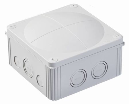 Wiska COMBI 1010/5 IP66/67 Weatherproof Junction Box 140x140x82mm Grey 60703