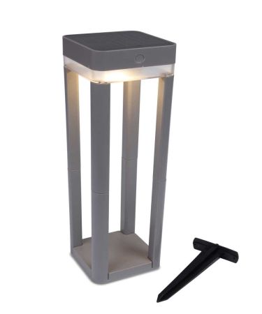 Lutec Solar Portable Table Cube Bollard P9080-450 si
