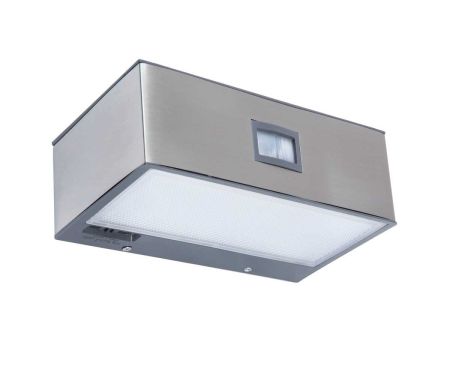 Lutec Brick P9085 Wall Light with Integrated Solar Panel