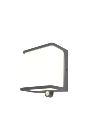 Lutec DOBLO LED 12W Outdoor Solar Wall Light | 6943701125