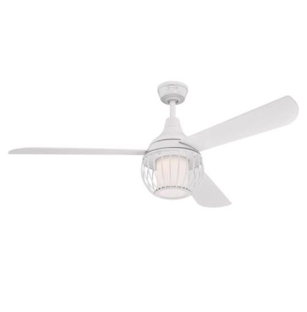 Westinghouse Graham 52” White Finish Ceiling Fan & Dimmable LED Light | 72207