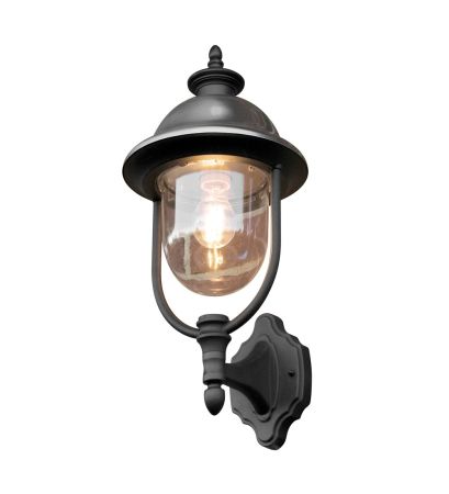 Konstsmide 7239-000 Parma Outdoor Lantern Wall Light Black