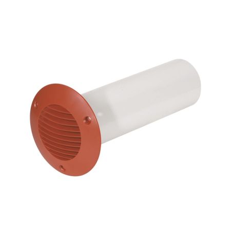 Airflow 100mm x 350mm Rigid Duct & Round Grill Terracotta | 72643201