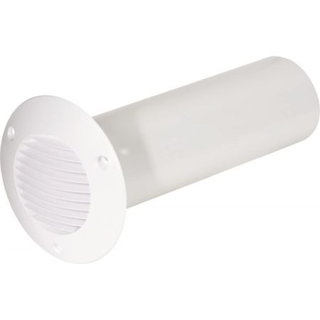 Airflow 100mm x 350mm Rigid Duct & Round Grill White | 72643202