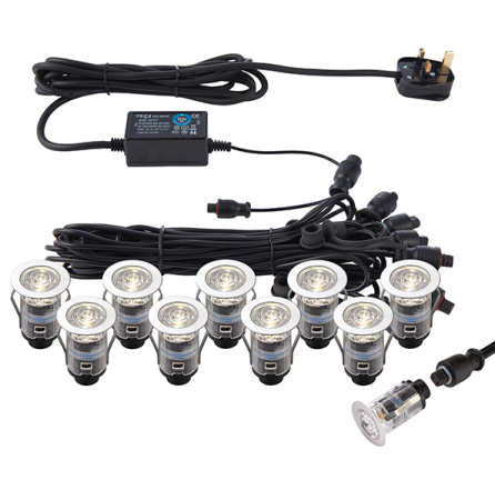 Saxby IkonPRO CCT 3000K/4000K 25mm IP67 Decking lights | 73347