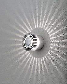Konstsmide 7900-310 Monza 3w LED Wall Light IP54 Aluminium Wall Shot