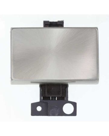 Click MiniGrid MD009BS Brushed Steel 2 Way Paddle Switch Module