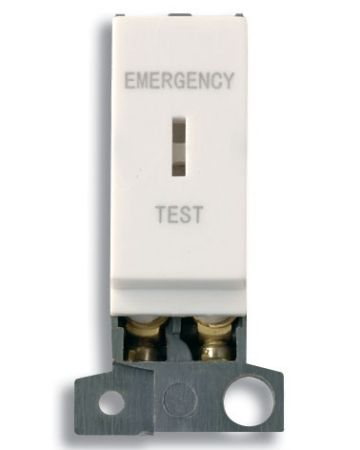 Click Minigrid13A Resistive DP Key Switch Module Polar White