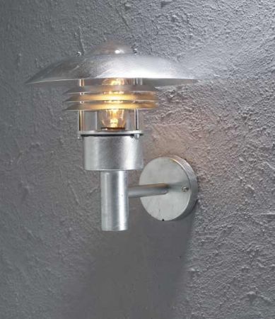 Konstsmide Modena RAW Galvanised Steel Wall Lantern 7300-320