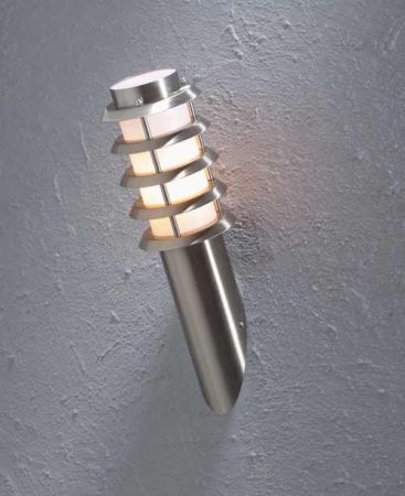 Konstsmide Trento Stainless Steel Angled Wall Light 7560-000