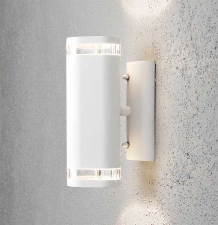 Konstsmide Modena Up & Down Wall Light Matt White 7512-250