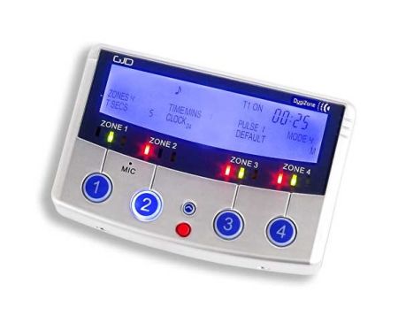 Dygizone Multifunction 4 Zone Controller White & GJD040 Enunciator GJD910CW