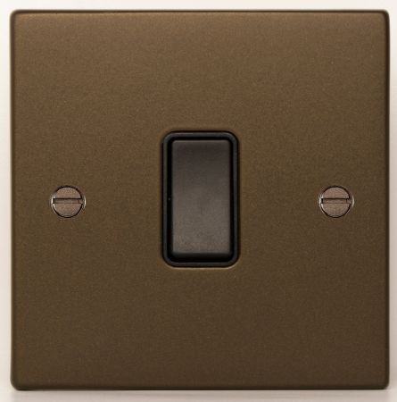Hamilton Hartland Richmond Bronze 1 Gang 10AX 2 Way Plate Switch | 7RBR21BL-B