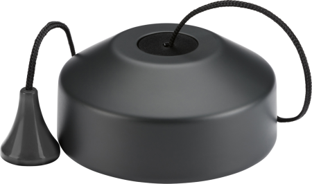 Knightsbridge 10AX 2-Way Bathroom Pull Cord Switch Anthracite | 8300AT