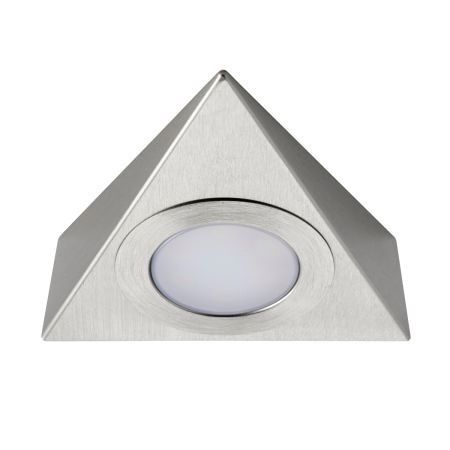 Saxby Nyx CCT Triangle Under Cabinet Light Satin Chrome | 90127