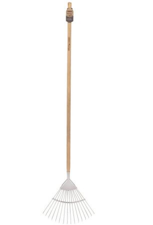 Draper Heritage Stainless Steel Lawn Rake with Ash Handle | 99020