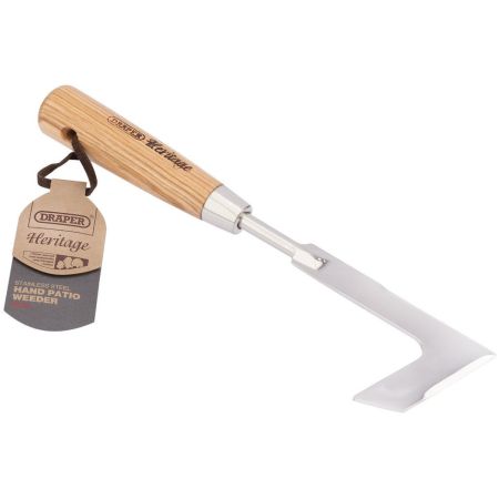 Draper Heritage Stainless Steel Hand Patio Weeder With Ash Handle | 99028