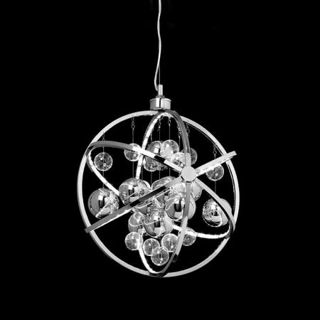 Endon Lighting Muni 10w Chrome Ceiling Pendant 480mm MUNI-CH