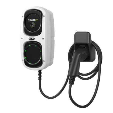 Rolec Wallpod Smart 7.4kw 5m Tethered Ev Charger White | ROLEC4140W