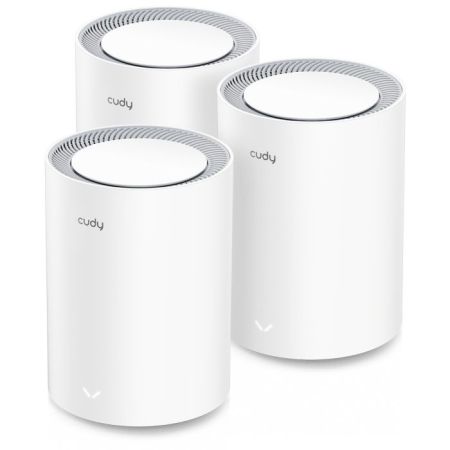 Cudy M3000 AX3000 Wi-Fi 6 Mesh Dual Band Router White (3-Pack) | CUD-M3000-3PACK-WH