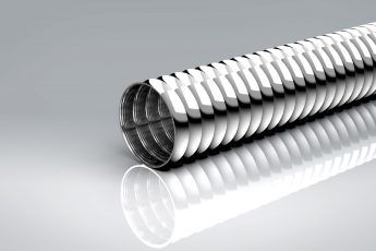 Verplas 127mm x 1.5m long Round Semi-Rigid Aluminium Duct | A1.5MS/R127