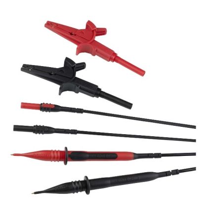 Kewtech Non-fused 2 Wire Right Angle Connector Test Leads | ACC020