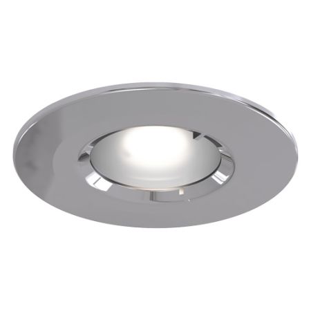 Ansell Edge IP65 Rated GU10 Fire Rated Downlight Chrome | AEFRD/IP65/CH