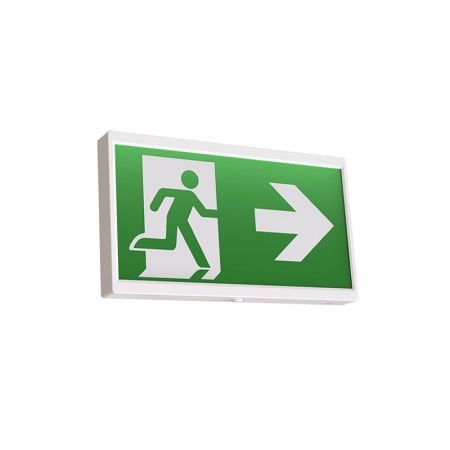 Ansell AENLED/LI/3M/ST 2.5W LED 6000K Self-Test Emergency Maintained or Non-Maintained Exit Box
