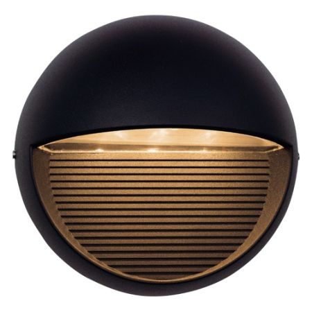 Ansell AKLED/B/WW Kappa 3000K Warm White LED Wall Light Black