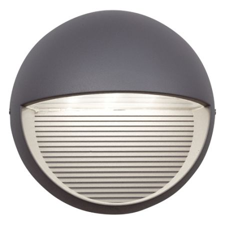 Ansell AKLED/SG Kappa 4100K Cool White LED Wall Light Silver Grey